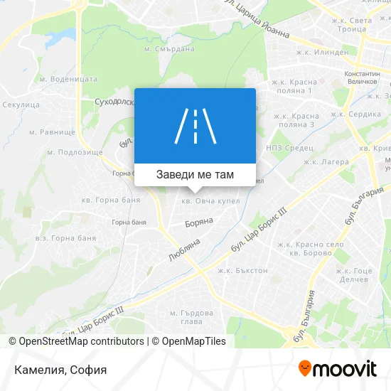 Камелия карта