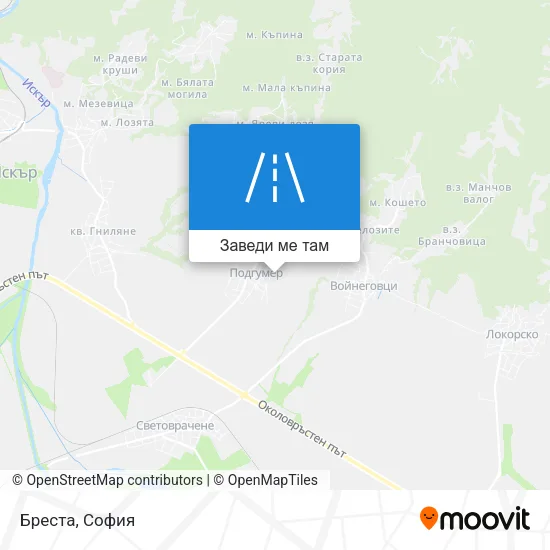 Бреста карта