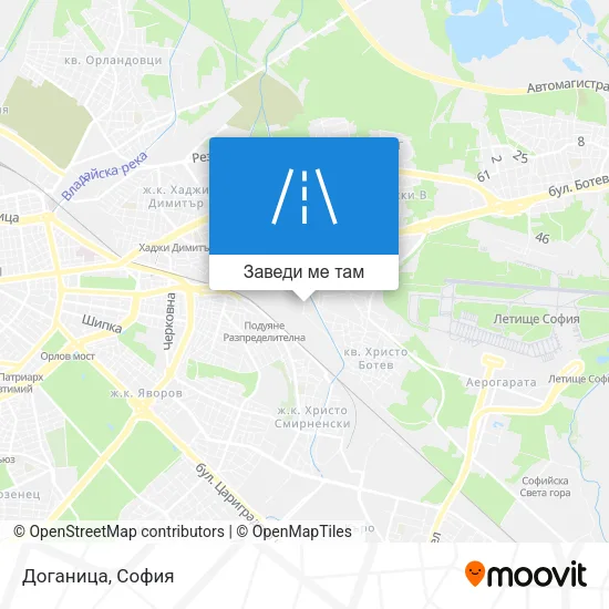 Доганица карта