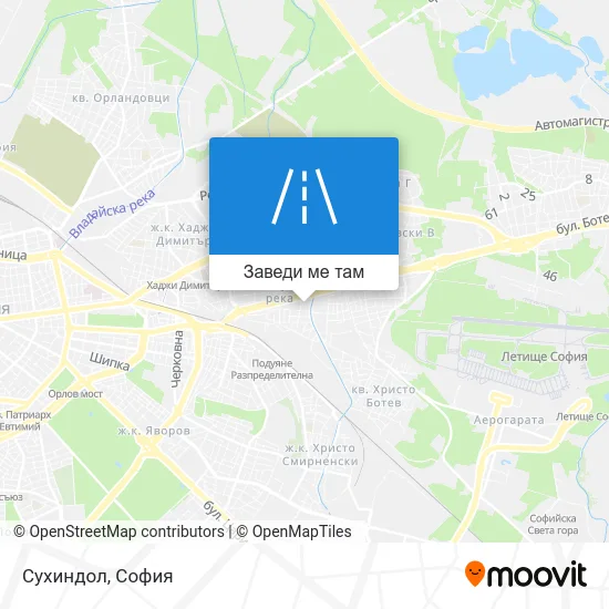 Сухиндол карта