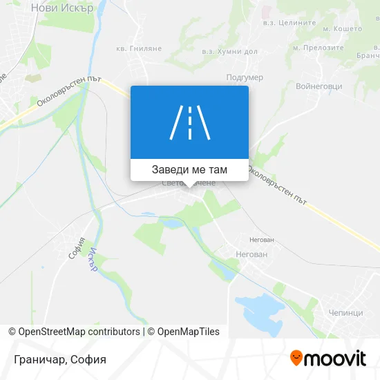 Граничар карта