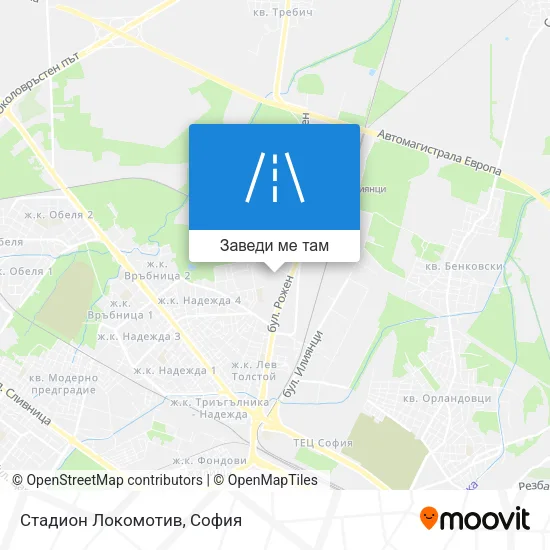 Стадион Локомотив карта