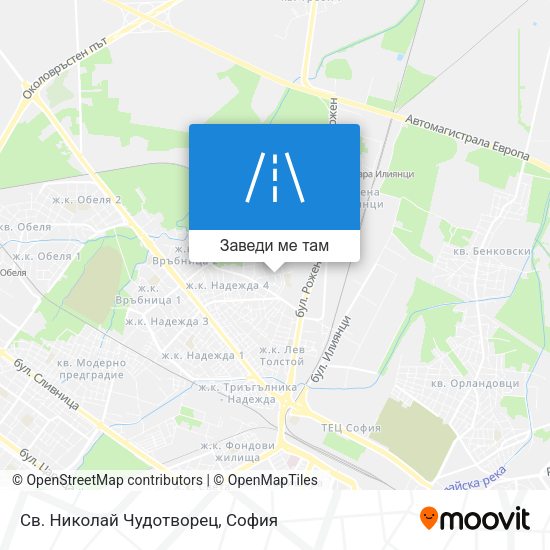 Св. Николай Чудотворец карта