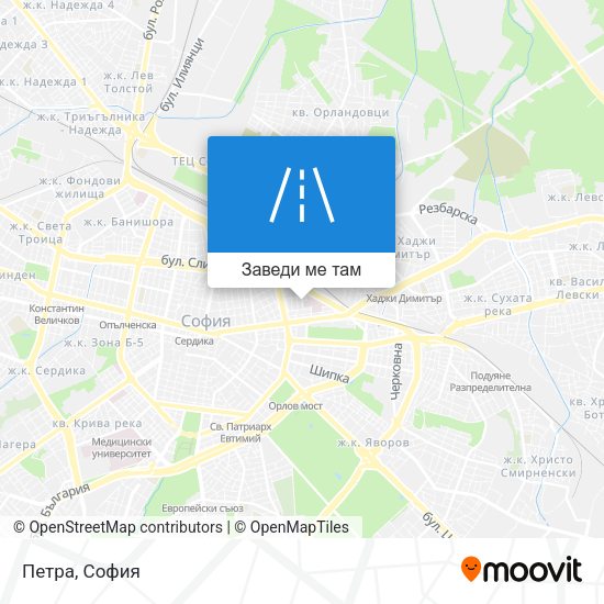 Петра карта