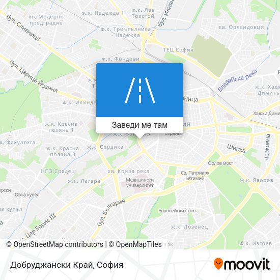 Добруджански Край карта