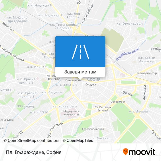 Пл. Възраждане карта