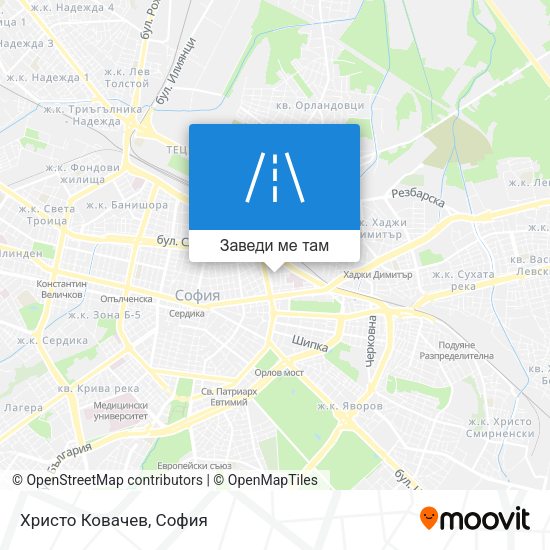 Христо Ковачев карта