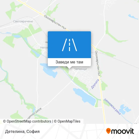 Детелина карта