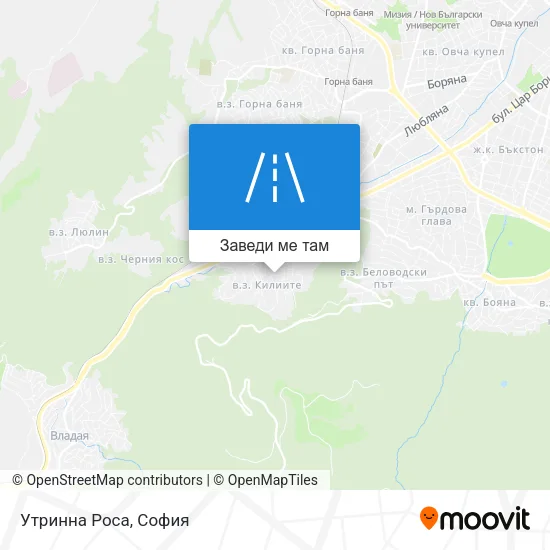 Утринна Роса карта