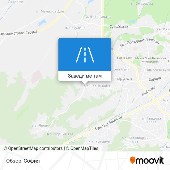 Обзор карта