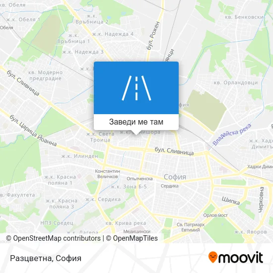 Разцветна карта