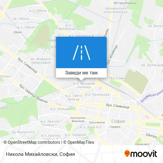 Никола Михайловски карта