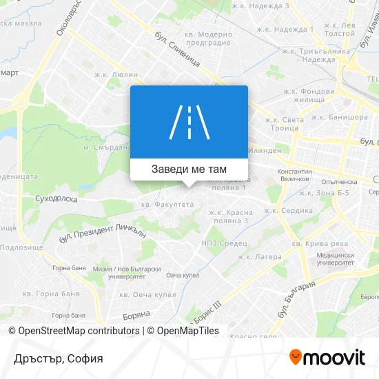 Дръстър карта