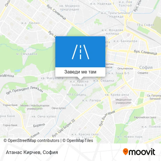 Атанас Кирчев карта