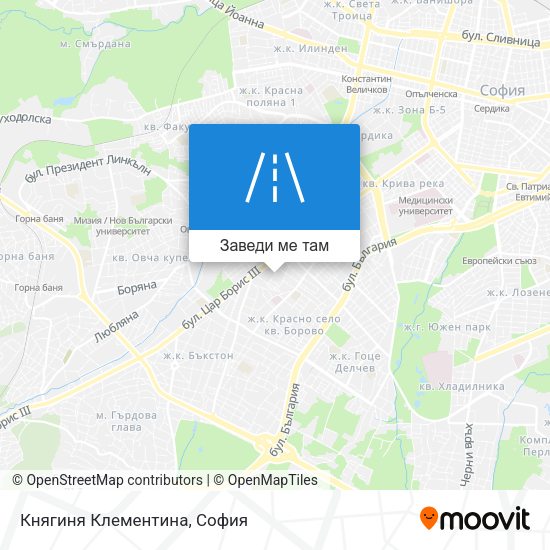 Княгиня Клементина карта