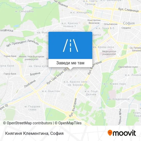 Княгиня Клементина карта