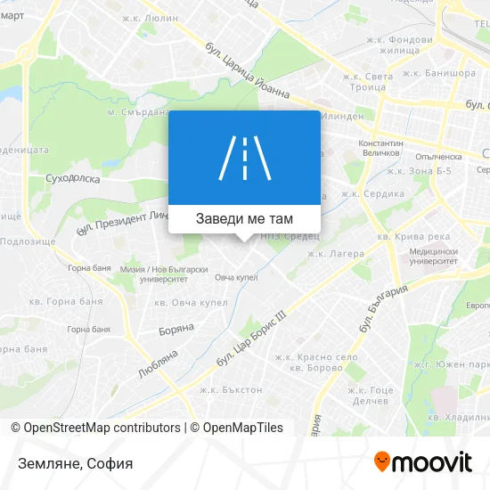 Земляне карта