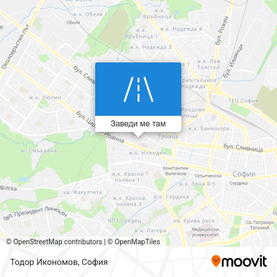 Тодор Икономов карта
