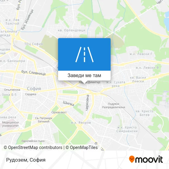 Рудозем карта