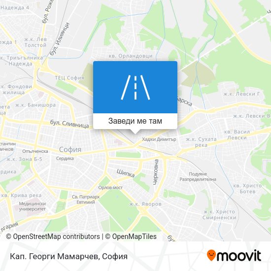 Кап. Георги Мамарчев карта
