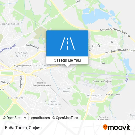 Баба Тонка карта