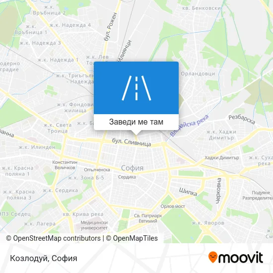 Козлодуй карта