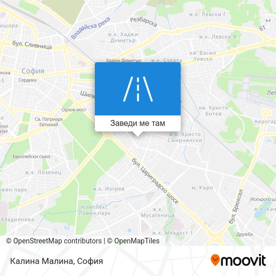 Калина Малина карта
