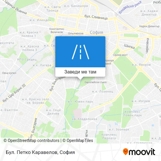 Бул. Петко Каравелов карта