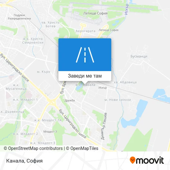 Канала карта