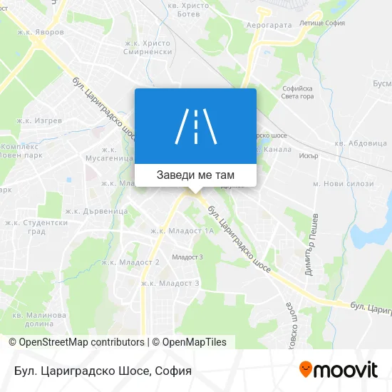 Бул. Цариградско Шосе карта