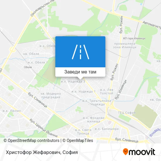Христофор Жефарович карта