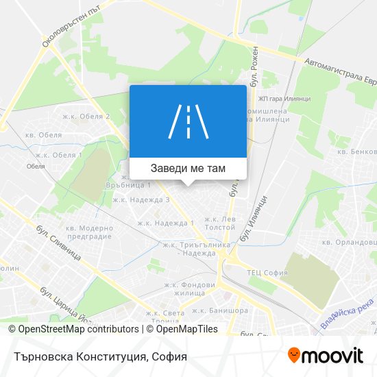 Търновска Конституция карта