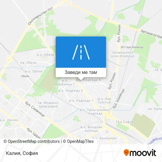 Калия карта