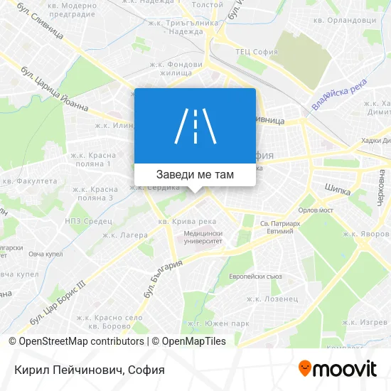 Кирил Пейчинович карта