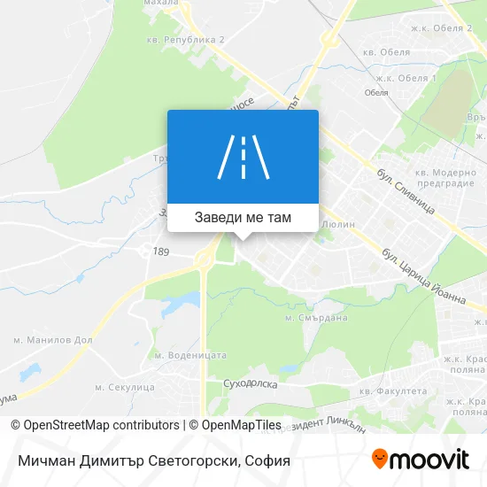 Мичман Димитър Светогорски карта