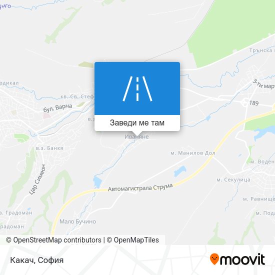 Какач карта