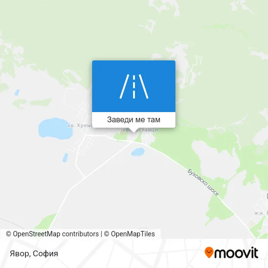 Явор карта