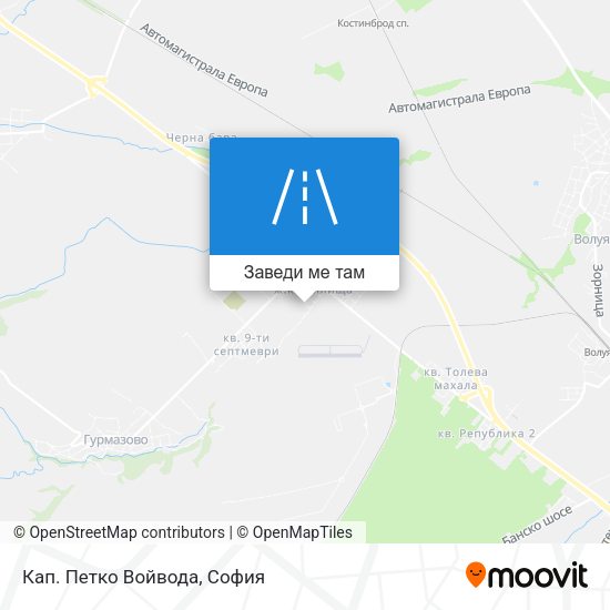 Кап. Петко Войвода карта
