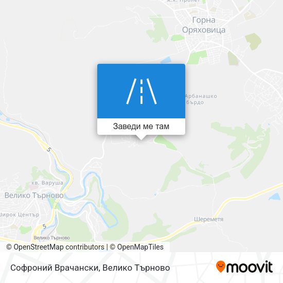 Софроний Врачански карта