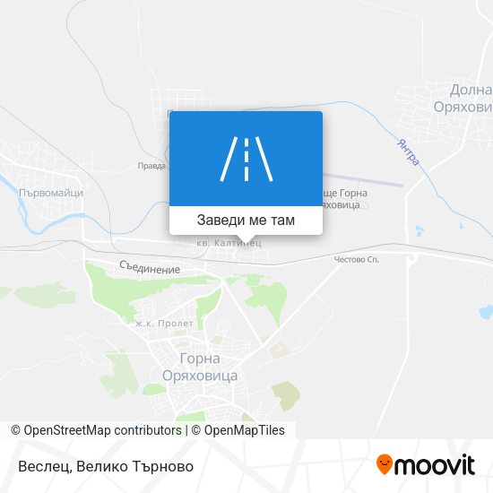 Веслец карта