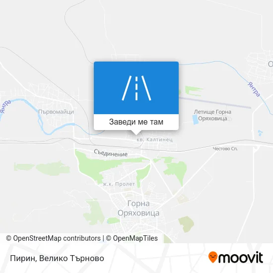Пирин карта