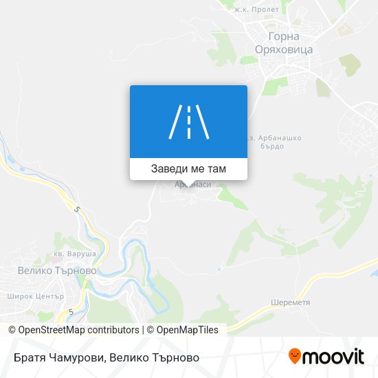 Братя Чамурови карта