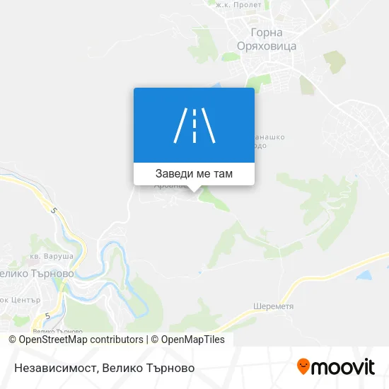 Независимост карта