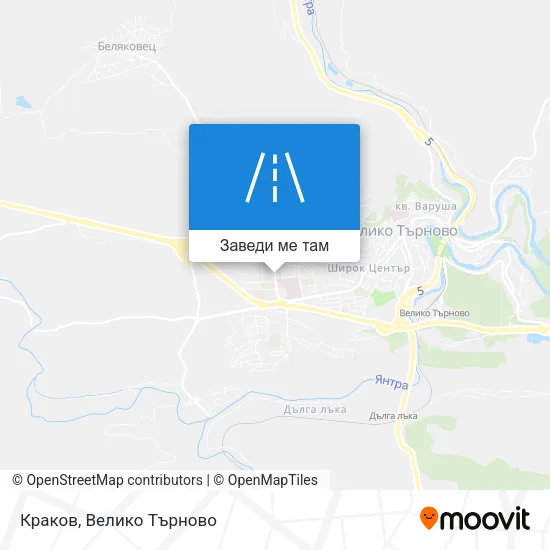 Краков карта