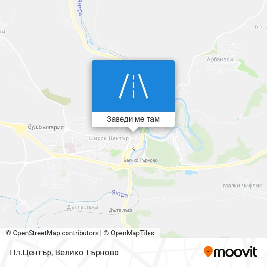 Пл.Център карта