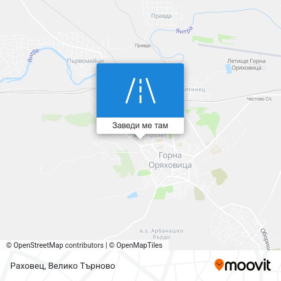 Раховец карта