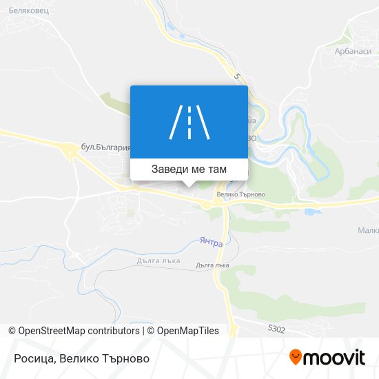 Росица карта