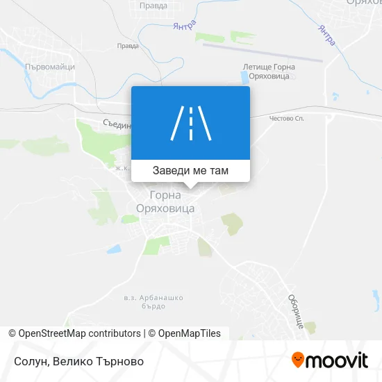 Солун карта