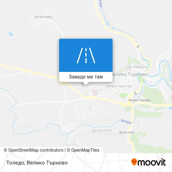 Толедо карта