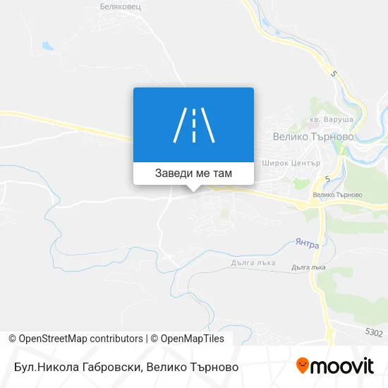Бул.Никола Габровски карта